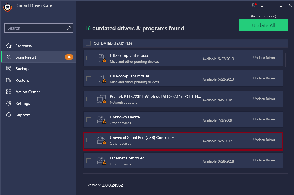 Device Driver Descriptor request failed On Windows 10