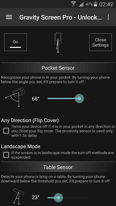Pocket sensor