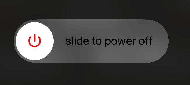 Slide to Power Off