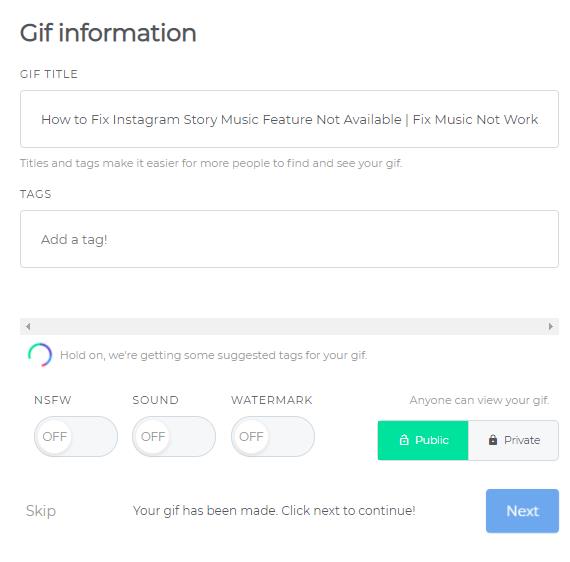 gif information