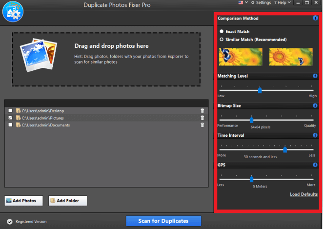 Comparison Method - Duplicate Photos Fixer Por