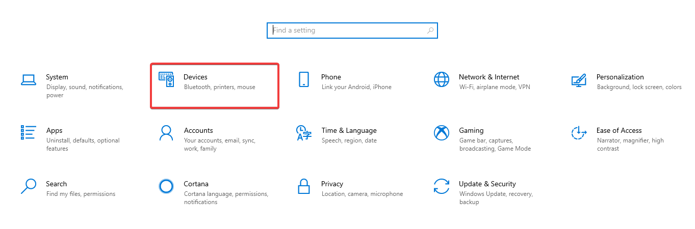 Go to the setting and Select Display