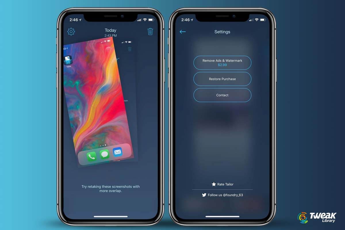 Merge Images Together on iPhone