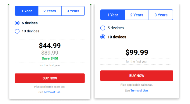 Pricing Compared