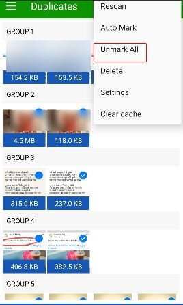 Unmarked All - Duplicate Contact Fixer Pro