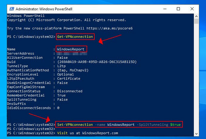 Using PowerShell