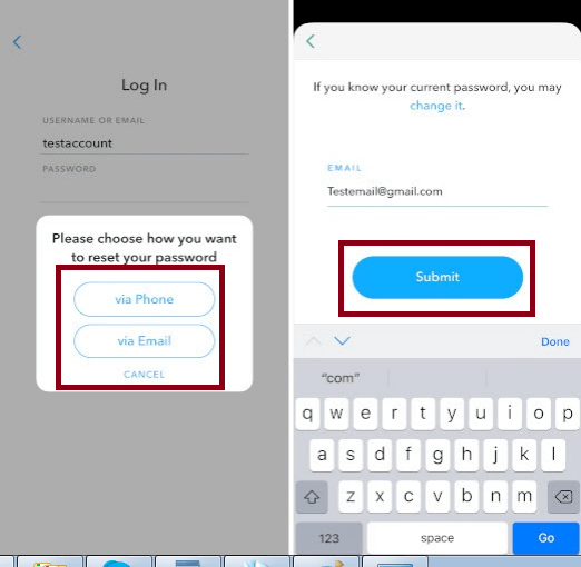 recover Snapchat account