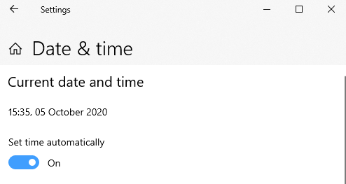 Adjust Date, Time
