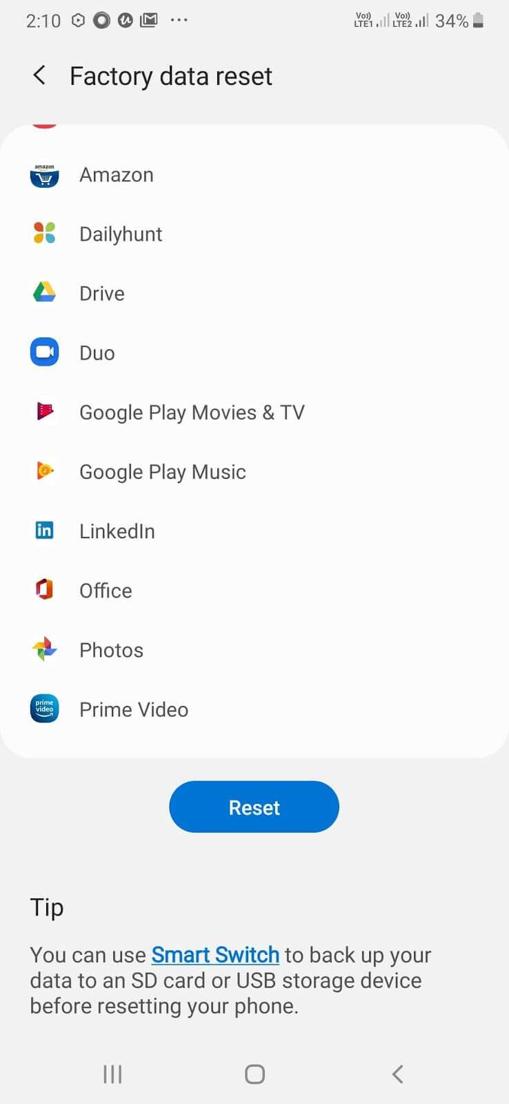 Android Device freezing