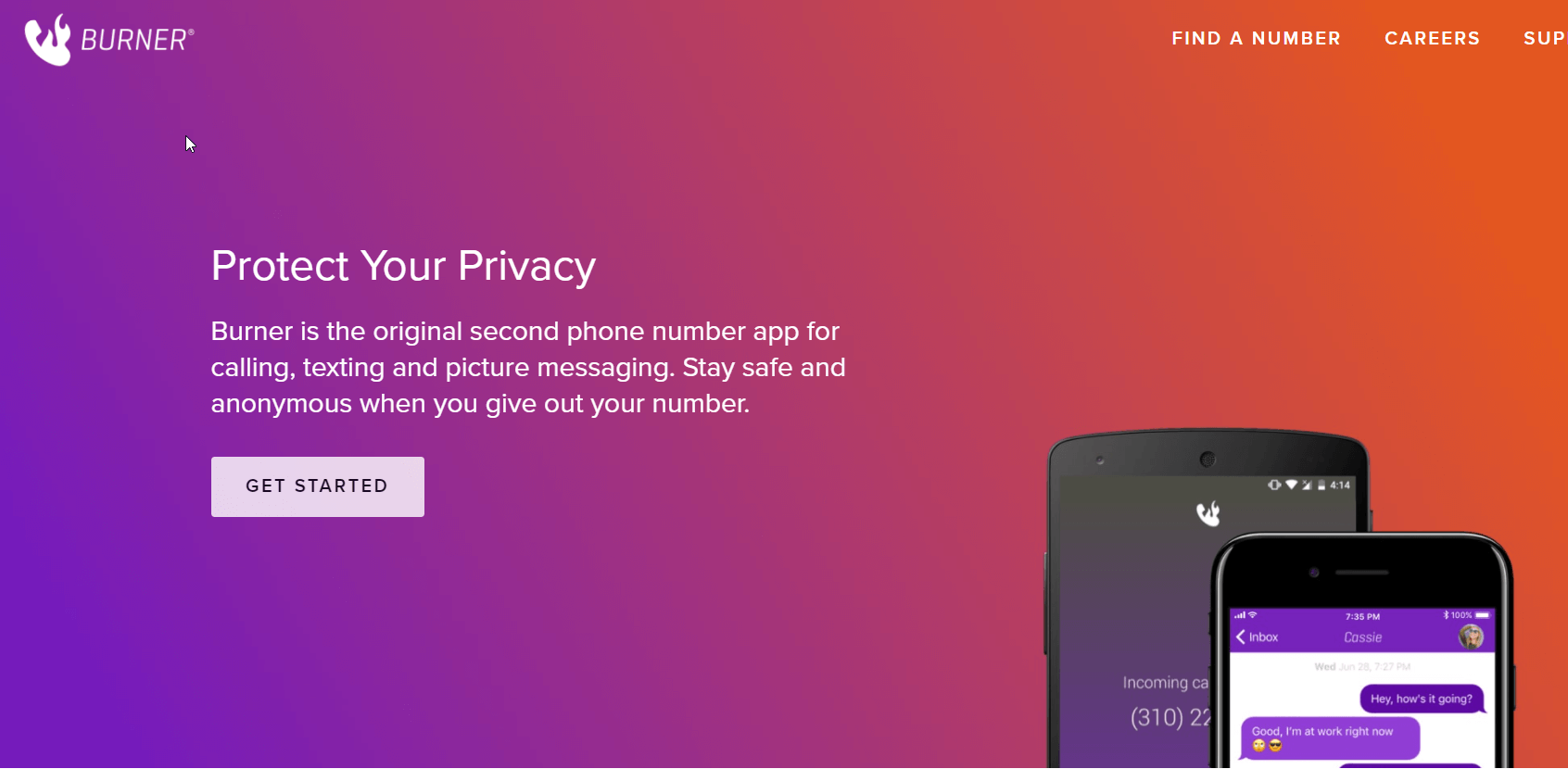 Burner Tool to forward calls on number