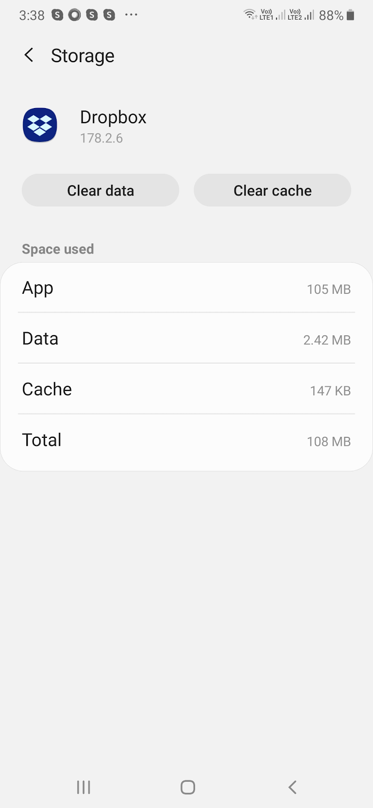 Clear App Cache
