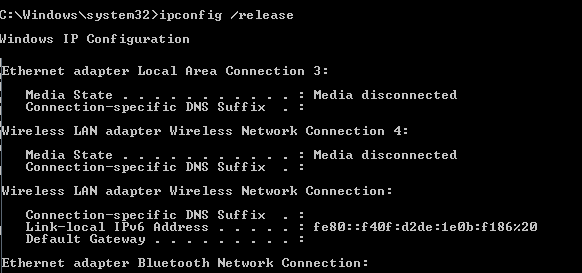 Command Prompt Window 1