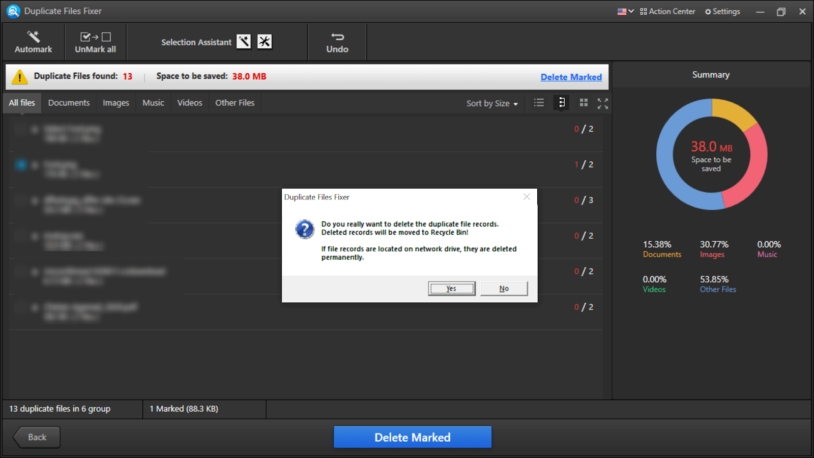 How to delete duplicate files