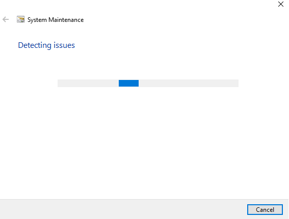 Repairing System Errors