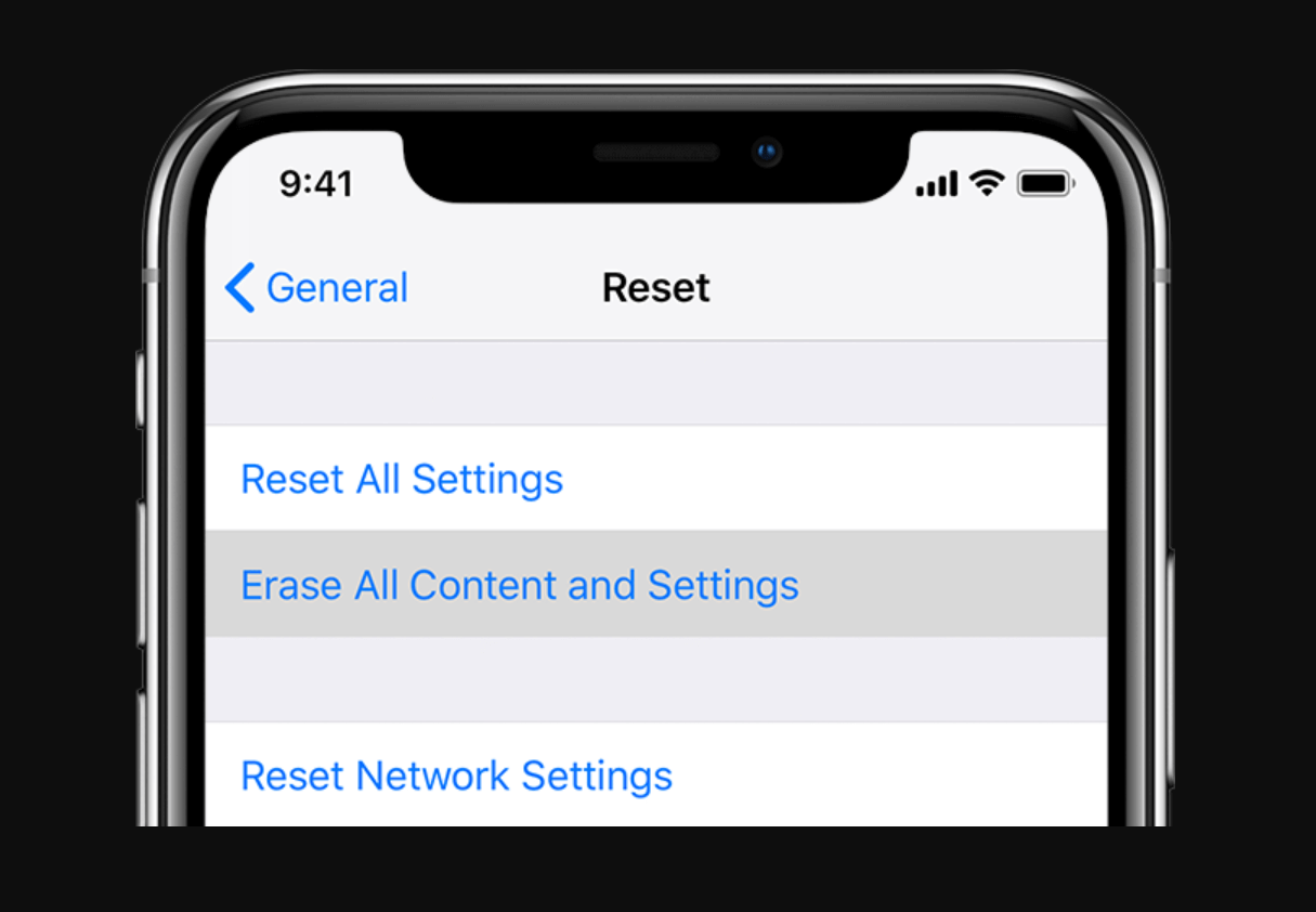 Reset All Settings