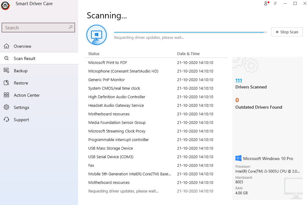Scanning - Smart Driver Care