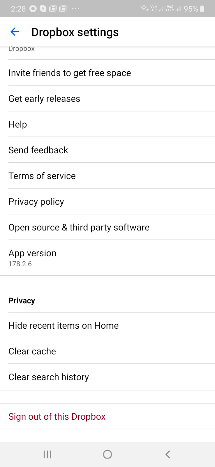 Sign Out And Sign Back In