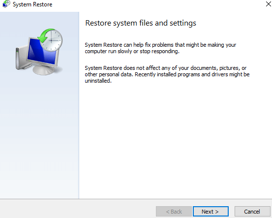 System Restore