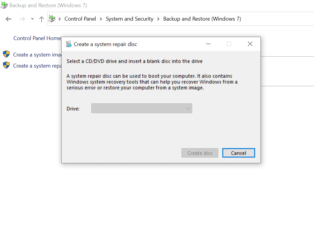 System repair