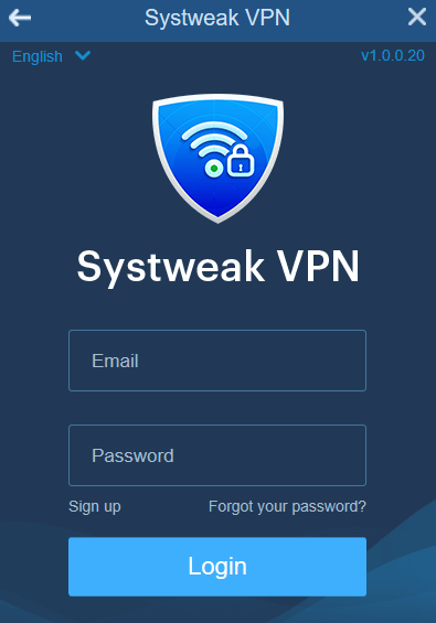 Systweak VPN login