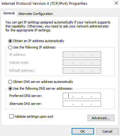 DNS Settings