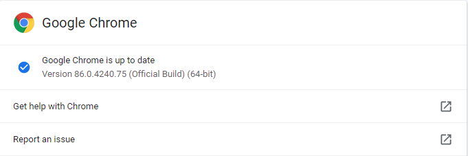 Google Chrome Up date