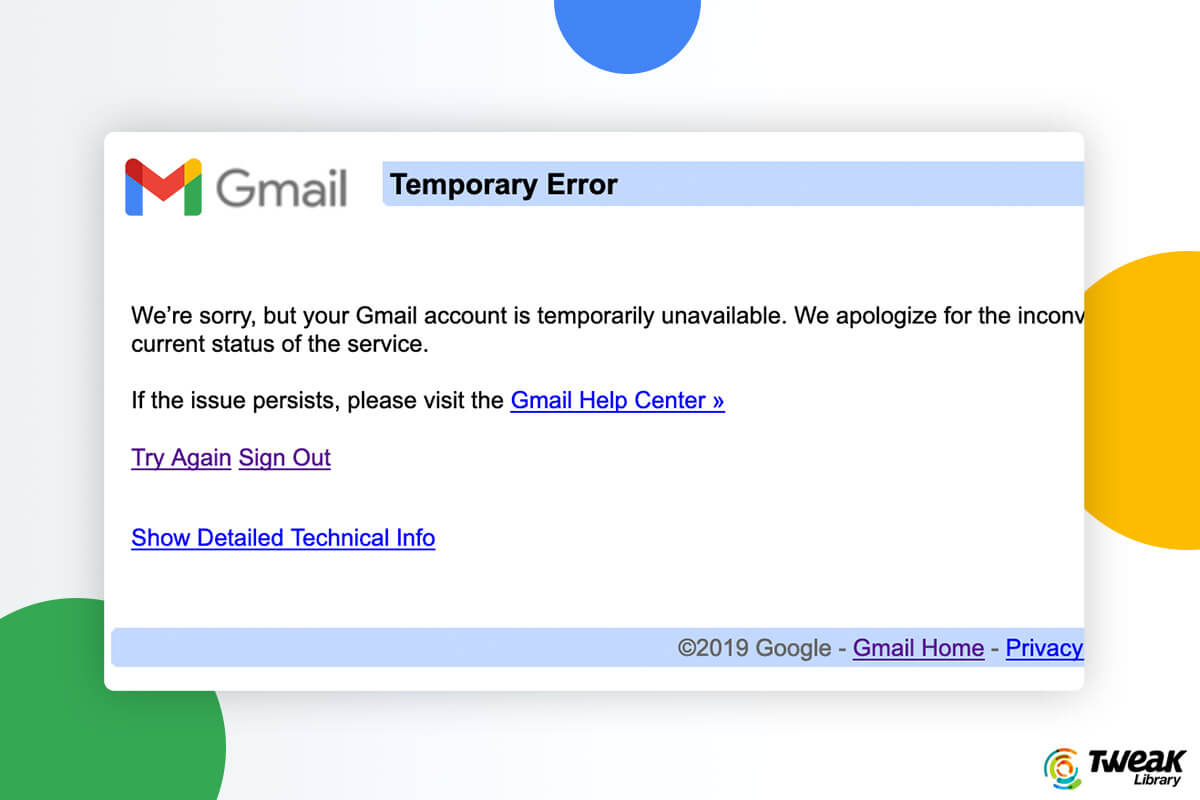 Here’s How You Can Fix Gmail Temporary Error