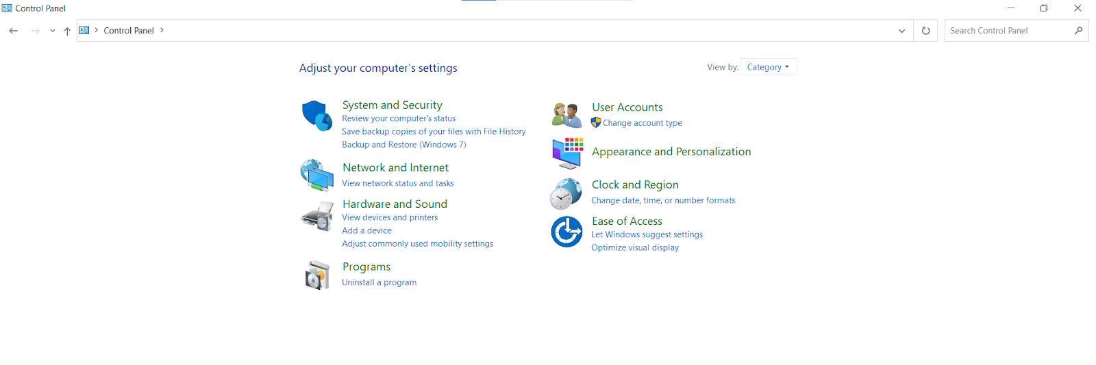 Image backup