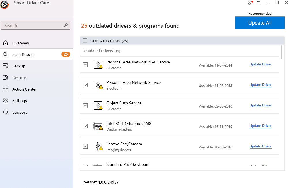 Smart Driver Care - Update All