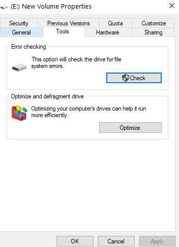Tool Optimization Properties