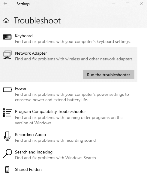 Troubleshoot
