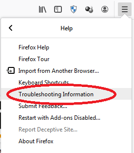 Troubleshooting Information