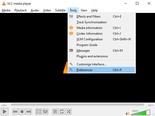 VLC media Player tools