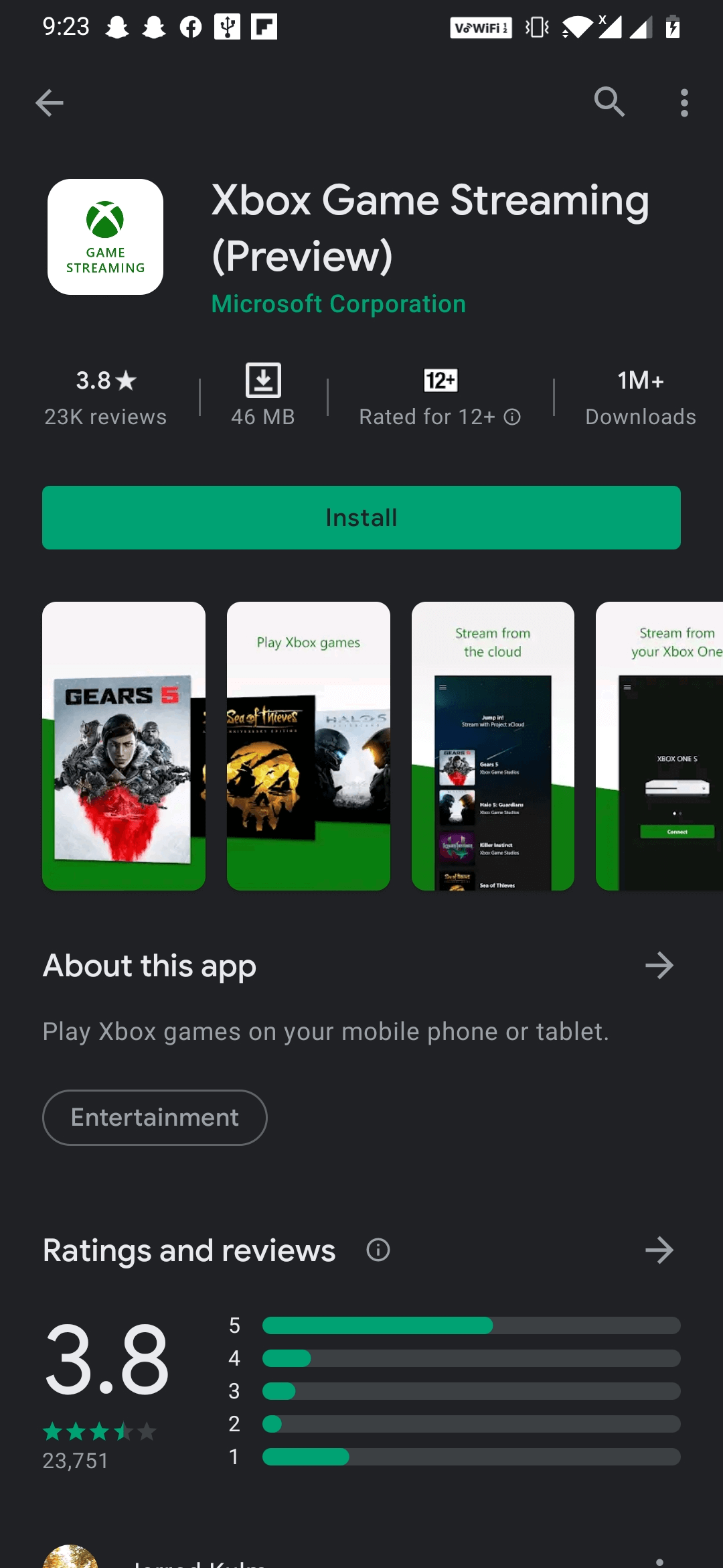 Xbox Game Streaming (Preview)