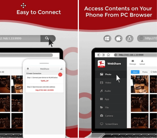 Zapya WebShare -Airdrop Alternative