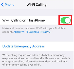 enable wi-fi calling iphone