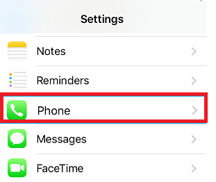 iphone settings
