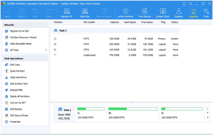 AOMEI Partition Assistant