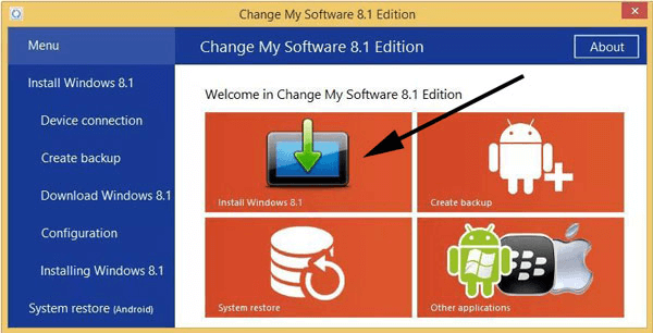 Change my software