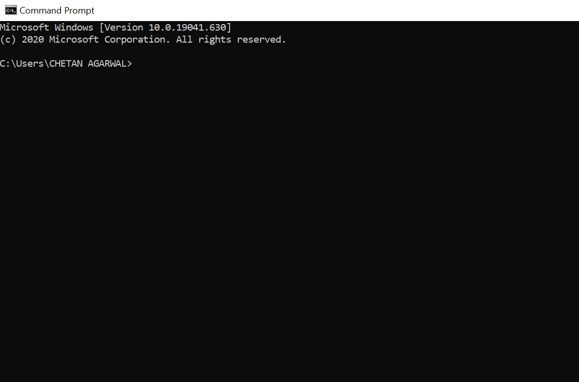 Command Prompt