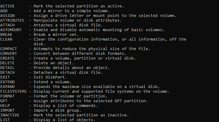Disk Commands
