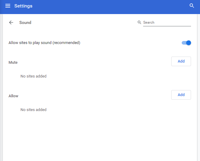 Enabled Sound In Google Chrome