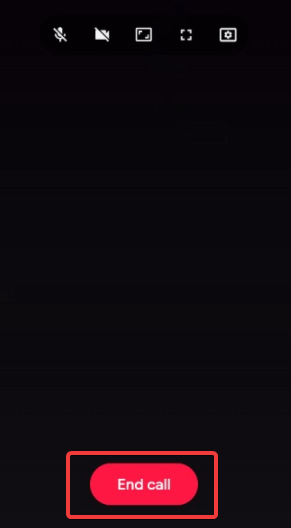 End Call - Google Duo