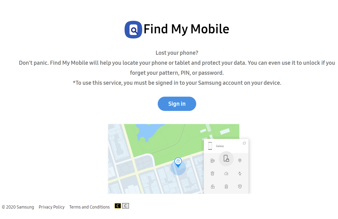 Find my mobile