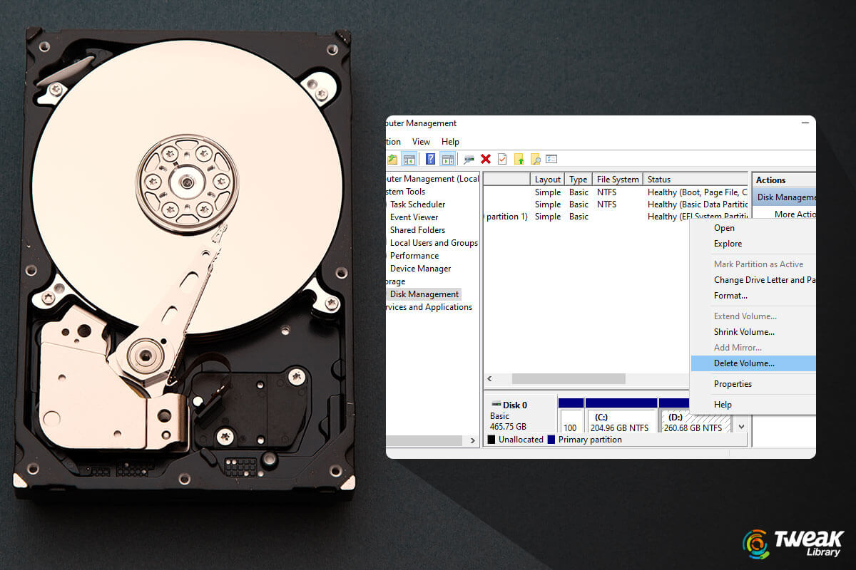 How To Delete A Partition On Windows 10