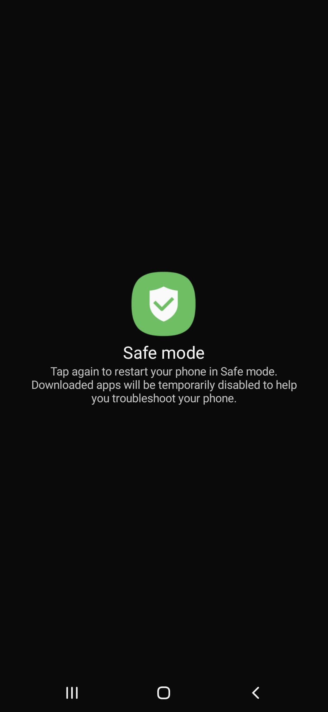 Safe Mode