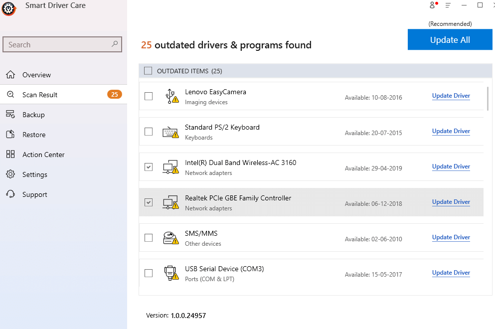 Smart Driver Care _ Update Driver