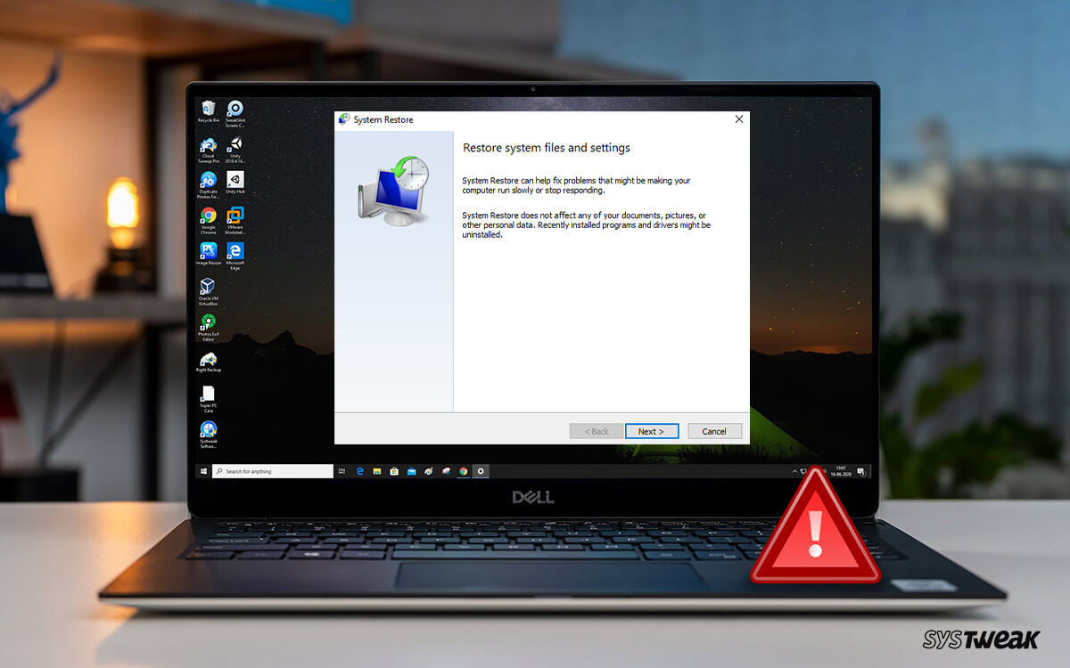 Fixed – System Restore Not Working Windows 10