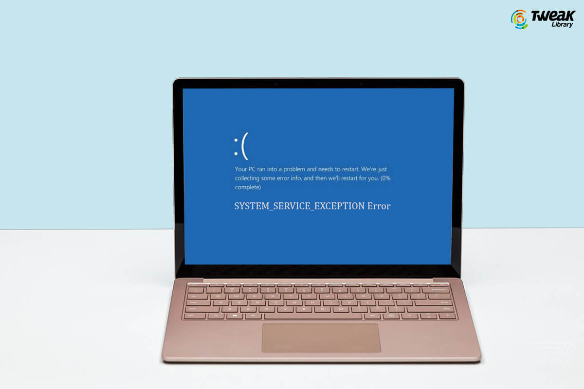 System Service Exception Stop Code in Windows 10