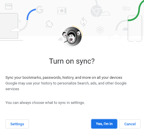 Turn on sync